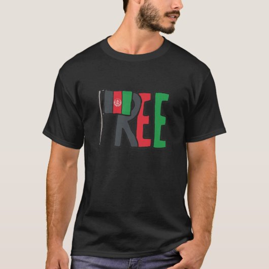 Vrij Afghanistan T-shirt (Voorkant)
