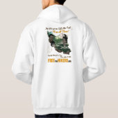 VRIJ ALLEMAAL DRIE! HOODIE (Achterkant)