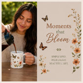 Vrij als de Bloemen Grafisch Boho Koffiemok