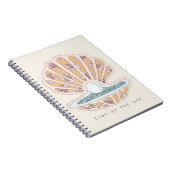 Vrij als de Zee Schelp Notitieboek (Rechterzijde)