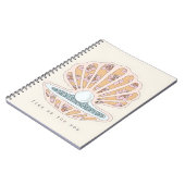 Vrij als de Zee Schelp Notitieboek (Linkerzijde)
