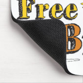 Vrij Als Een Vogel Vrij Als Een Vogel Gele Vliegen Muismat (Hoek)