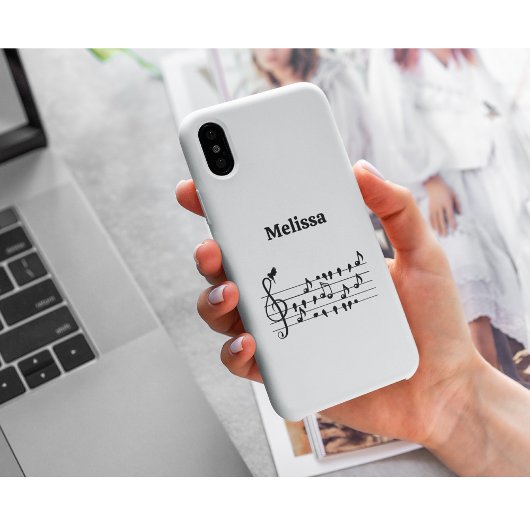 Vrij als vogel, zangvogels die als muzikale noten Case-Mate iPhone case