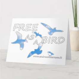 Vrij als vogelvrij kaart