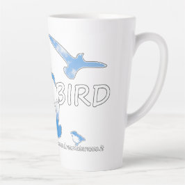 Vrij als vogelvrij latte mok