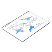 Vrij als vogelvrij notitieboek (Linkerzijde)