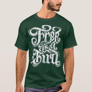 Vrij als vogelvrij t-shirt