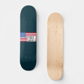 Vrij Amerika Skateboard (Voorkant)