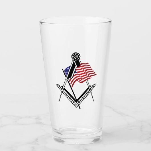 Vrij Amerikaanse symbool Glas (Voorkant)