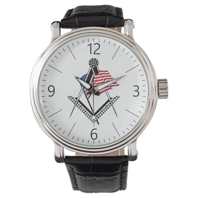 Vrij Amerikaanse symbool Horloge (Voorkant)