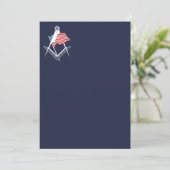 Vrij Amerikaanse symbool Kaart (Staand voorkant)