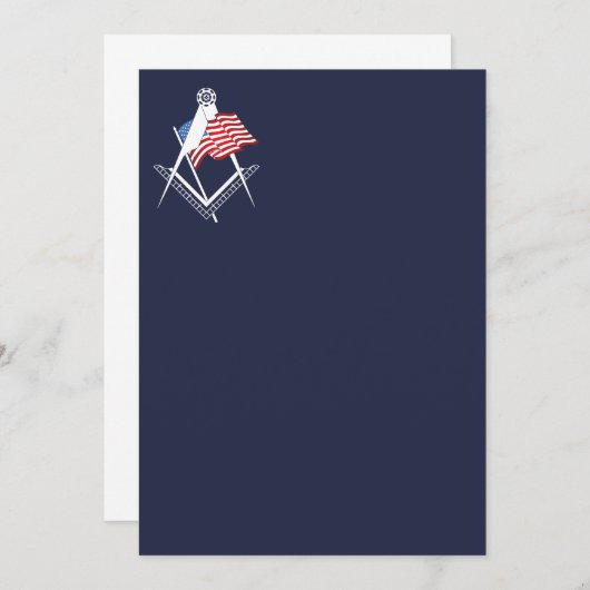 Vrij Amerikaanse symbool Kaart (Voorkant / Achterkant)