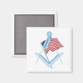 Vrij Amerikaanse symbool Magneet (Voorkant / Achterkant)