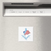 Vrij Amerikaanse symbool Magneet (Insitu (Vaatwasser))