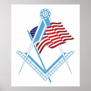 Vrij Amerikaanse symbool Poster