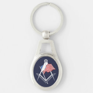 Vrij Amerikaanse symbool Sleutelhanger