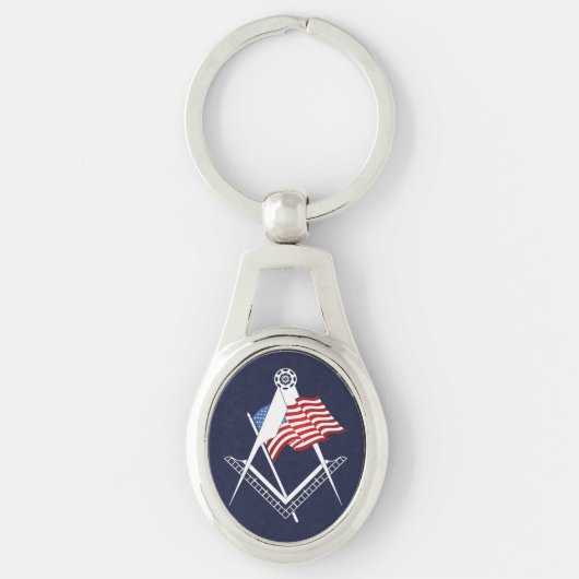 Vrij Amerikaanse symbool Sleutelhanger (Voorkant)