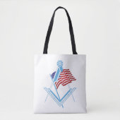 Vrij Amerikaanse symbool Tote Bag (Voorkant)