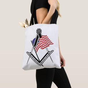 Vrij Amerikaanse symbool Tote Bag