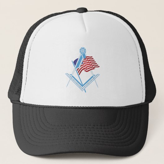 Vrij Amerikaanse symbool Trucker Pet (Voorkant)