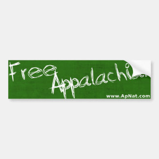 Vrij Appalachia! Bumpersticker