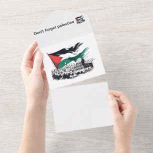 Vrij Aqsa vrij Palestina All In One Uitnodiging