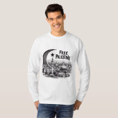 Vrij Aqsa vrij Palestina T-shirt (Voorkant volledig)