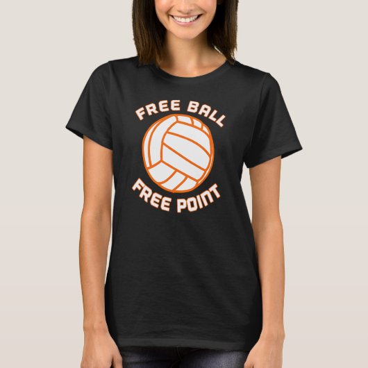 Vrij bal vrije de Sporten van het Team van de Spel T-shirt (Voorkant)