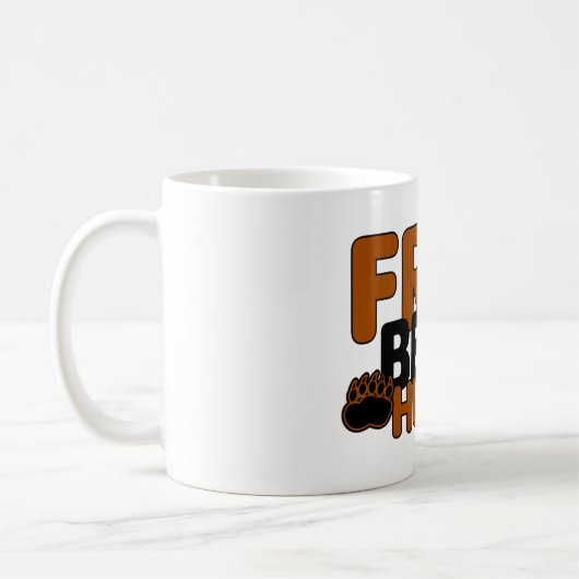 Vrij BEER knuffels mok (Links)