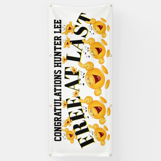 VRIJ BIJ LAATSTE Banner (Verticaal)