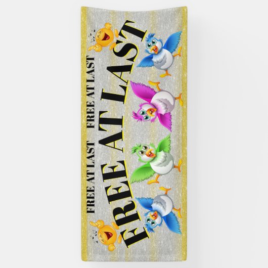 VRIJ BIJ LAATSTE Banner (Verticaal)