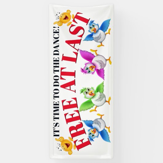 VRIJ BIJ LAATSTE Banner (Verticaal)