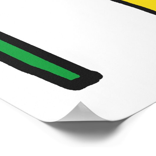 Vrij Brazilië Poster (Hoek)