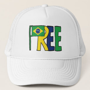 Vrij Brazilië Trucker Pet