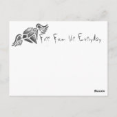 Vrij briefkaart (Achterkant)