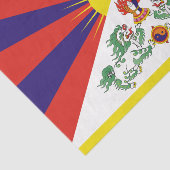 Vrij Briefkaart Tibetaanse vlag Tissuepapier (Detail)