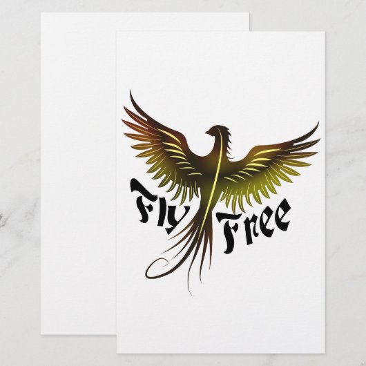 Vrij Briefpapier (Voorkant / Achterkant)