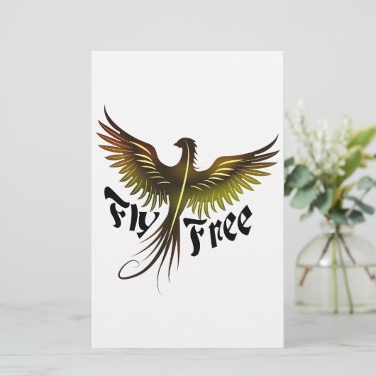 Vrij Briefpapier (Staand voorkant)