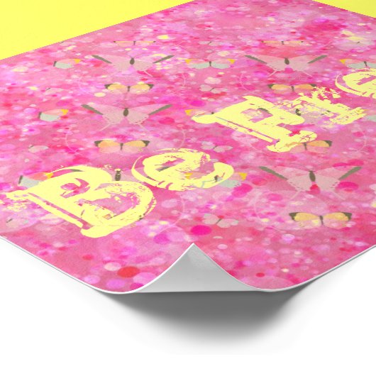 Vrij Butterfly-Poster Poster (Hoek)