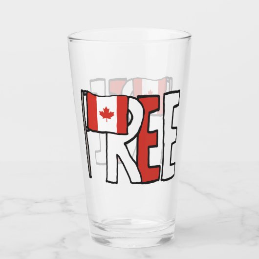 Vrij Canada Glas (Voorkant)