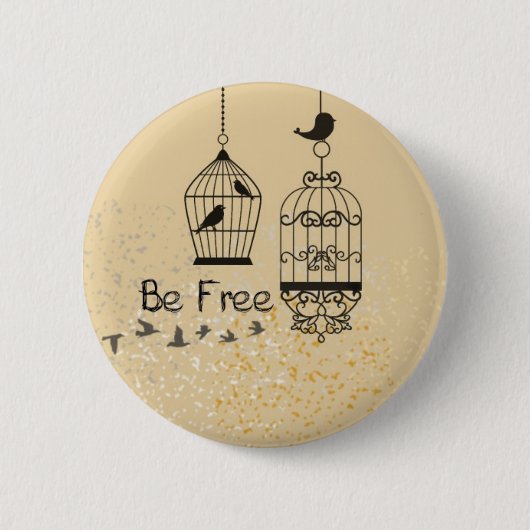 Vrij Collectie Ronde Button 5,7 Cm (Voorkant)