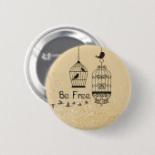 Vrij Collectie Ronde Button 5,7 Cm (Voorkant /achterkant)
