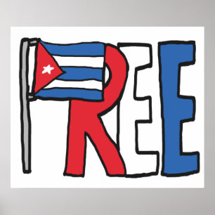 Vrij Cuba Poster