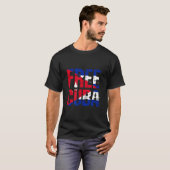 Vrij Cuba T-shirt (Voorkant volledig)
