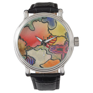 Vrij de cellenart. van de vorm abstract koel & horloge