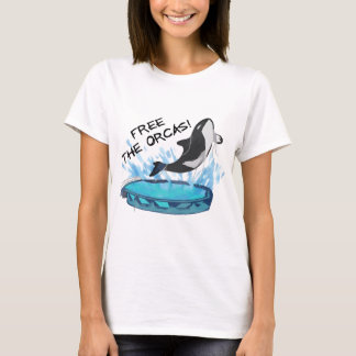 VRIJ DE ORCAS! T-SHIRT