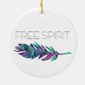 Vrij-dichte Waterverf Keramisch Ornament (Achterkant)