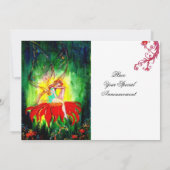 VRIJ DREAMEN OP EEN RODE STROOMMEER wit geel groen Kaart (Achterkant)