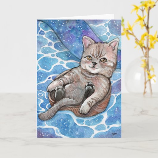 Vrij drijven kaart (Gele Bloem)