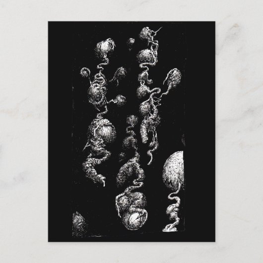 Vrij-drijvende organische aroma's briefkaart (Voorkant)